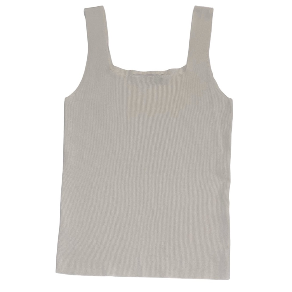 Women’s THANNE Silky Cream Tank Top Size Small